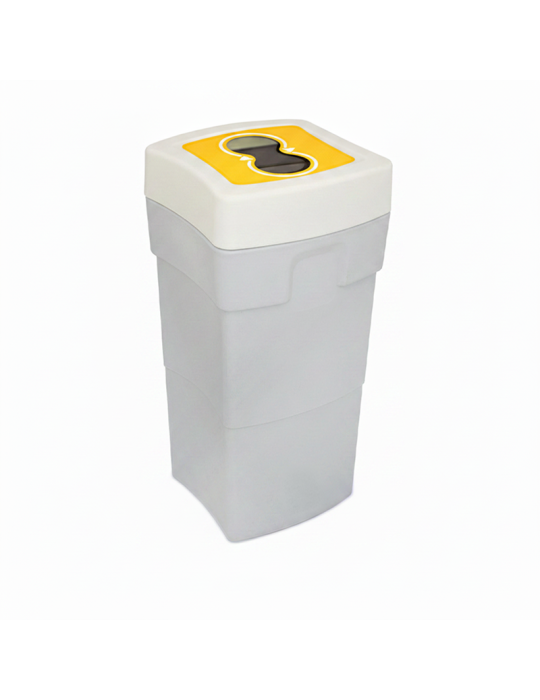 COLLECTEUR PLASTIQUE 100L OUVERTURE SELECTIVE - MILAN