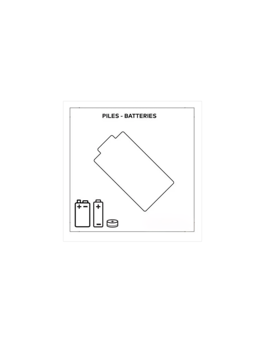 COLLECTEUR PILES 7L A POSER