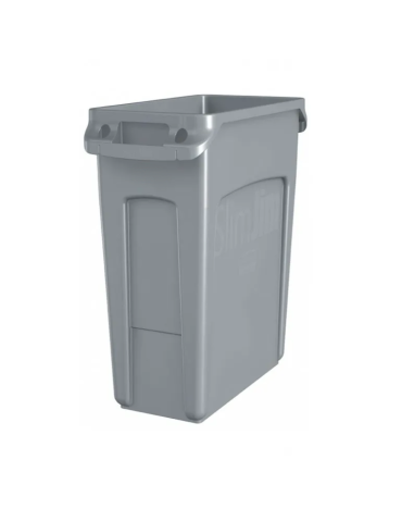 COLLECTEUR PLASTIQUE  60L AVEC POIGNEES