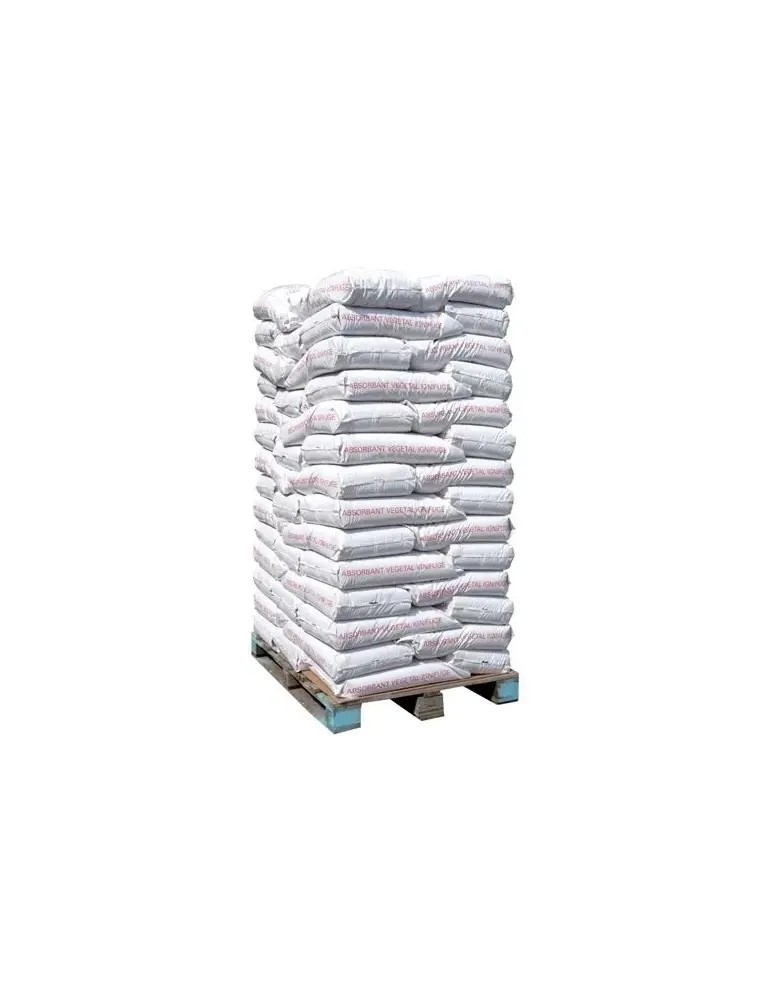 SAC ABSORBANT VÉGÉTAL 40L - PALETTE DE 70 UNITÉS