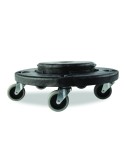 Carretilla sencilla para contenedor redondo de 76 - 121 - 167 - 209 l