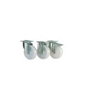 Set of 4 Ø 150 mm castors for self-tipping skip