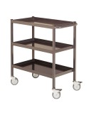 3-tray serving trolleys