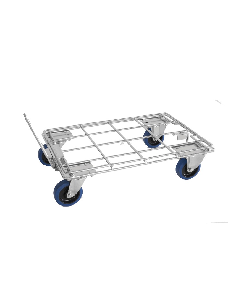 Chariot mobilstock tractable plateau fil largeur 600 Chariot mobilstock tractable plateau fil largeur 600