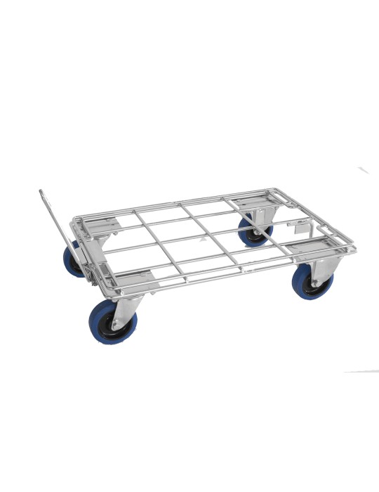 Chariot mobilstock tractable plateau fil largeur 600 Chariot mobilstock tractable plateau fil largeur 600