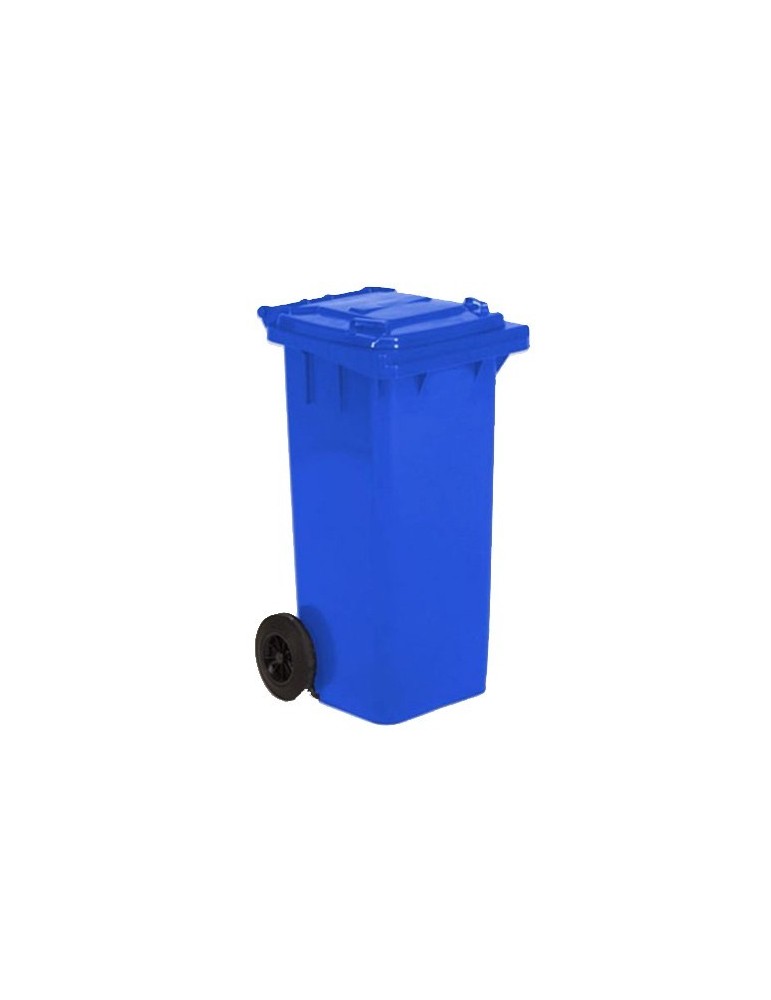 Conteneur plastique 2 roues 120 L - Déchets espaces publics