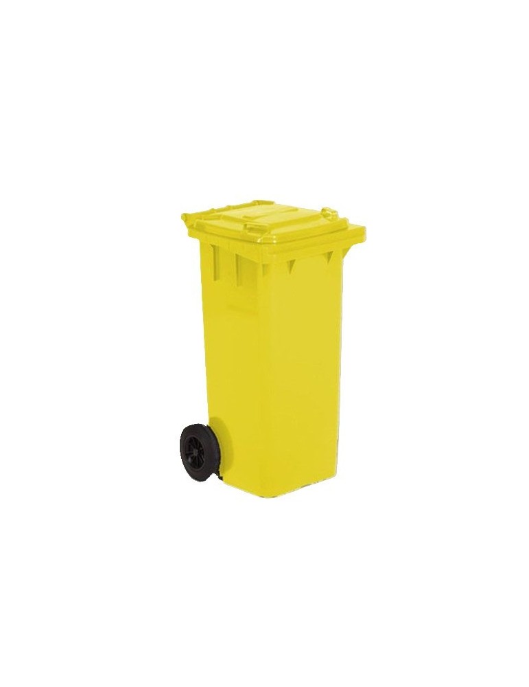 Conteneur plastique 2 roues 120 L - Déchets espaces publics Conteneur plastique 2 roues 120 L - Déchets espaces publics