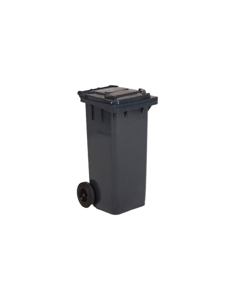 Conteneur plastique 2 roues 120 L - Déchets espaces publics
