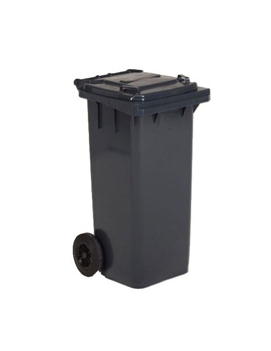 Conteneur plastique 2 roues 120 L - Déchets espaces publics