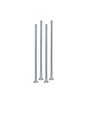 Lot de 4 chandelles H1500