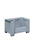 Contenedor de 4 patas con puerta abatible 535 l