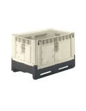 Foldable pallet box 3 runners - full 515 L