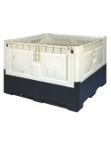 Foldable pallet box 3 runners - full 839 L
